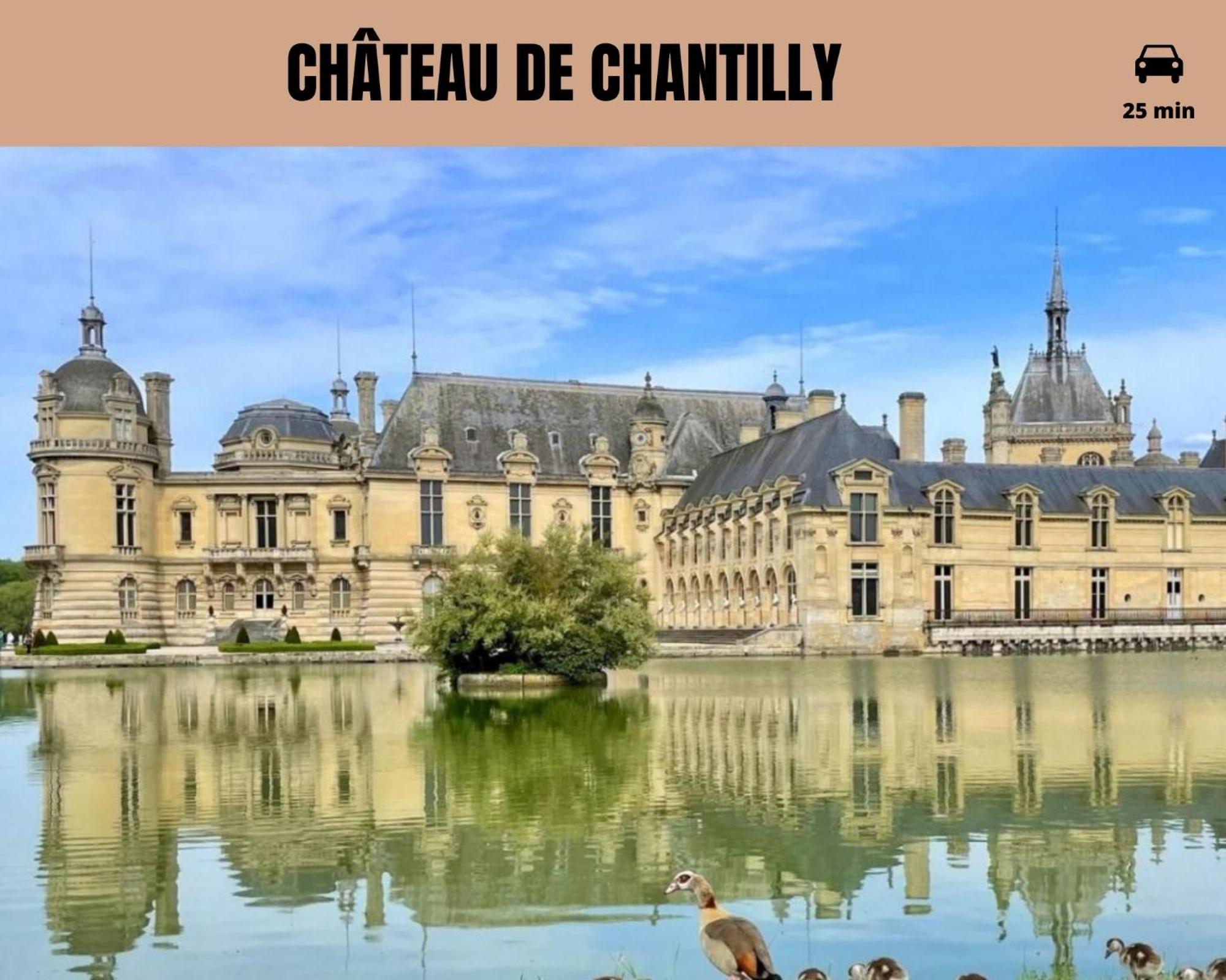 Le Cocon Forestier - Proche Aeroport Beauvais, Chantilly, Foret De Hez-Froidmont, Parking Public Gratuit, Wifi & Netflix Clermont  Bagian luar foto